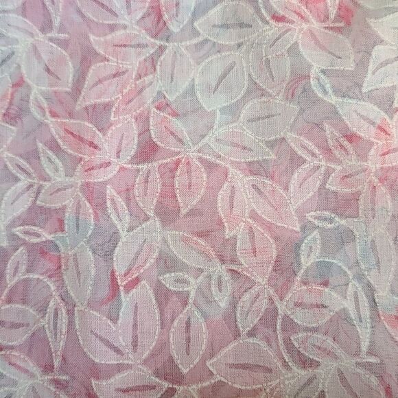 Vintage Handmade Pink Barbiecore Semi Floral Night Gown - Picture 13 of 15